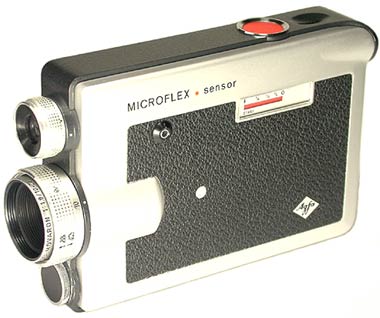 Agfa Microflex Sensor Super 8 Kamera mit Zubehör